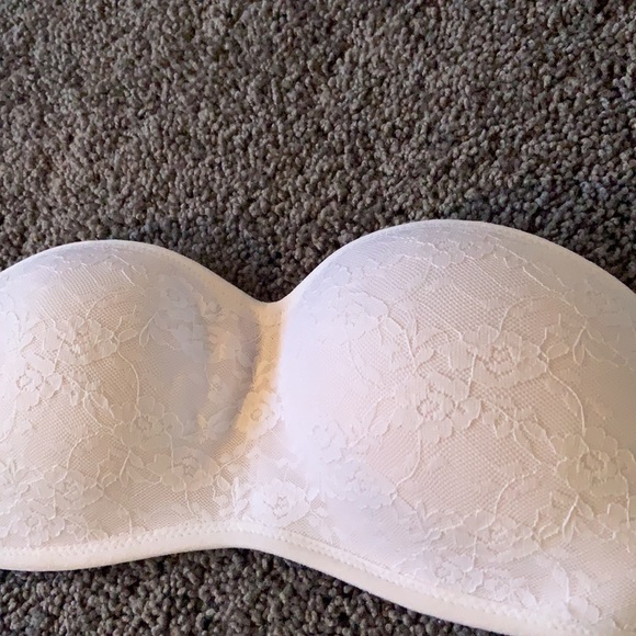 Pink Bandeau Padded Bra - Picture 2 of 5